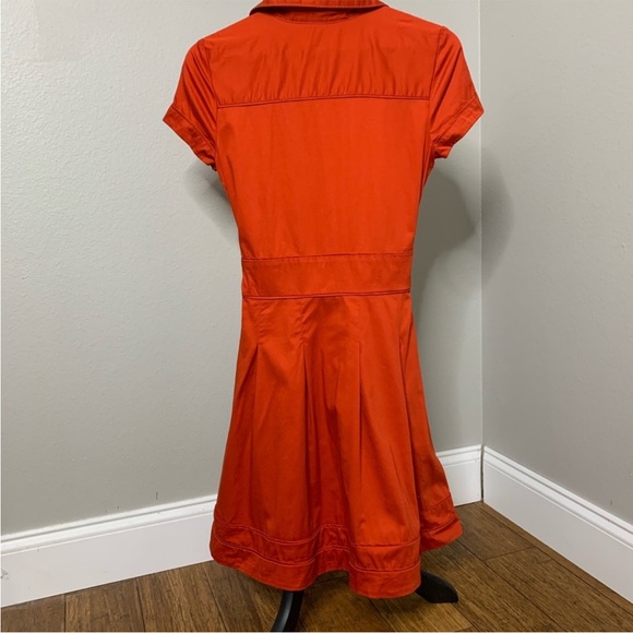 Banana Republic Pumpkin Orange Dress, size OP - Picture 9 of 13